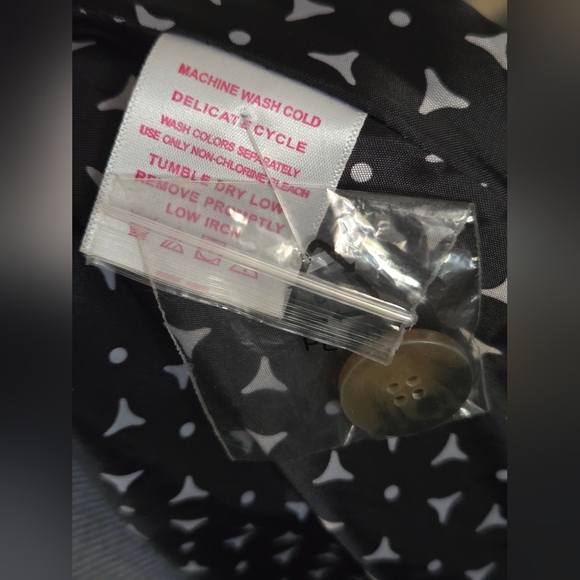 Woman Within Black Trench Coat Women's Size 18 - Picture 6 of 9